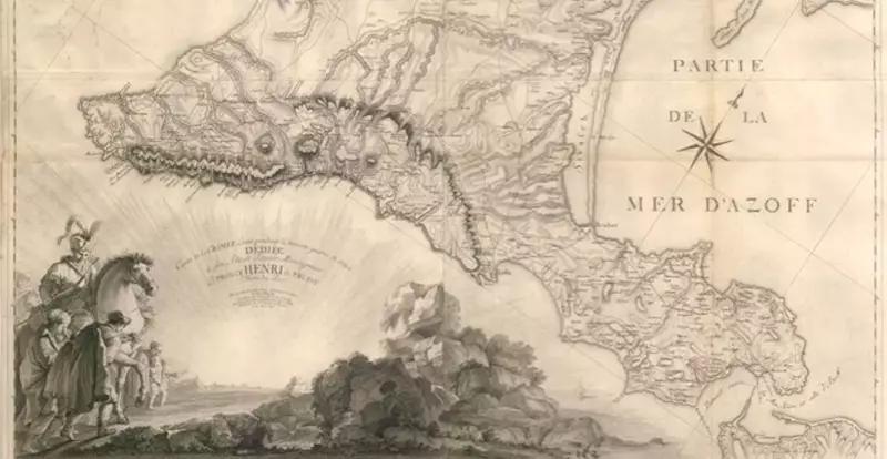 Нерозривність історії України та Криму крізь мапу Яна Хендріка ван Кінсбергена 1772 року